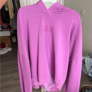 GAP purple Hooded Pullover Sweatshirt